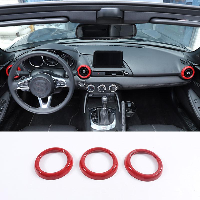 For Mazda MX-5 2016-2026 ABS Carbon Fiber Car Dashboard Panel Air Outlet Decorative Ring Sticker Car Interior Accessories
For Mazda MX-5 2016-2026 ABS Carbon Fiber Car Dashboard Panel Air Outlet Decorative Ring Sticker Car Interior Accessories