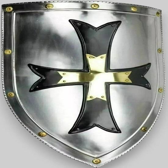 Crusader Knight Shield Functional And Decorative Armor Shield Medieval Armor Templar Cross Shield For Display
Crusader Knight Shield Functional And Decorative Armor Shield Medieval Armor Templar Cross Shield For Display