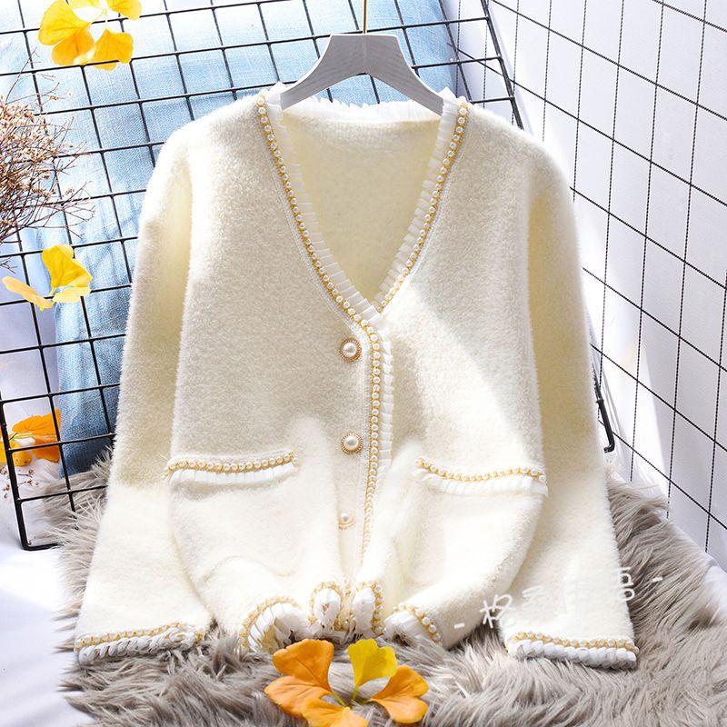 Свитер из флиса с имитацией норки, женское свободное пальто, осень/зима 2023, корейская версия, зарубежный вязаный свитер, женский кардиган One Size бежевый
Свитер из флиса с имитацией норки, женское свободное пальто, осень/зима 2023, корейская версия, зарубежный вязаный свитер, женский кардиган One Size бежевый