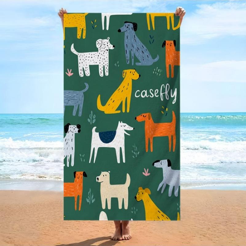 1pc Oversized Dog Breed Beach Towel - Soft Microfiber Bath & Swim Towels with Poodle, Cocker Spaniel, German Shepherd, Shih Tzu W30*H60(CM)
1pc Oversized Dog Breed Beach Towel - Soft Microfiber Bath & Swim Towels with Poodle, Cocker Spaniel, German Shepherd, Shih Tzu W30*H60(CM)