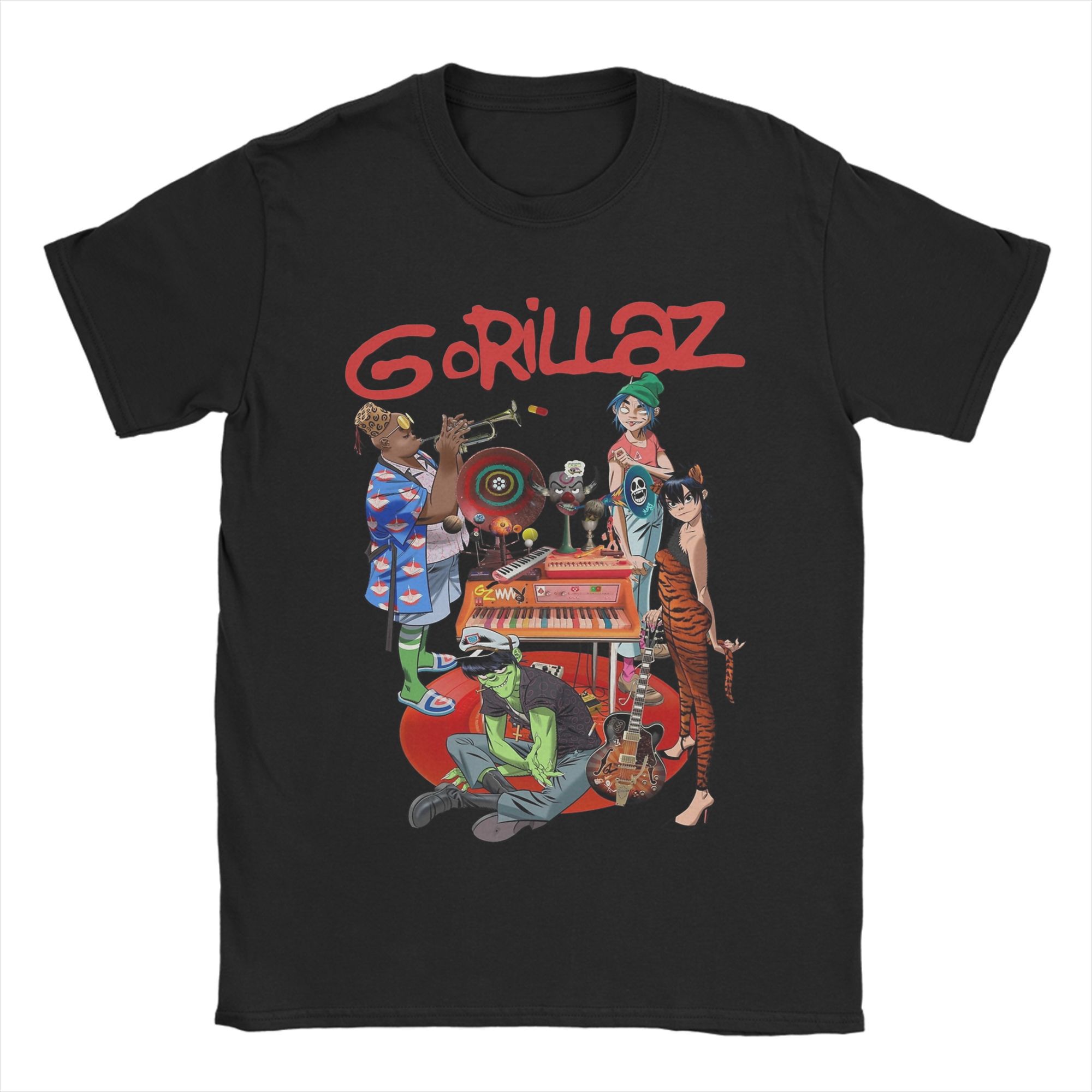 Вінтажна футболка Gorillazs у стилі панк-рок Чоловіча футболка з круглим вирізом Бавовняна футболка з коротким рукавом Унікальний одяг S
Вінтажна футболка Gorillazs у стилі панк-рок Чоловіча футболка з круглим вирізом Бавовняна футболка з коротким рукавом Унікальний одяг S