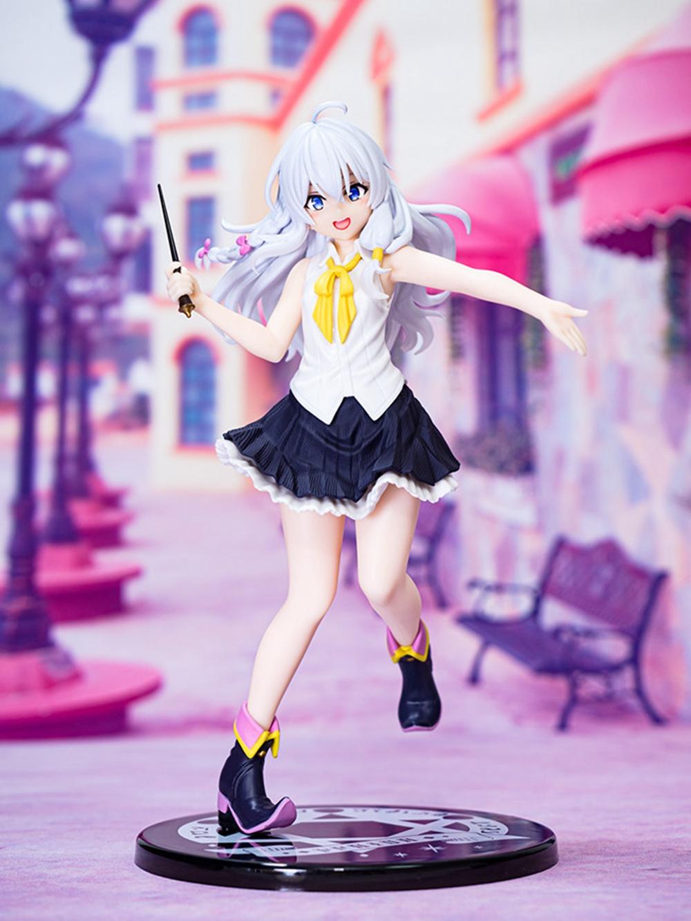 20CM Anime Majo no Tabitabi Elaina Figure PVC Standing Sakura Demon Irena Model Toys Desktop Ornaments Gifts With box
20CM Anime Majo no Tabitabi Elaina Figure PVC Standing Sakura Demon Irena Model Toys Desktop Ornaments Gifts With box