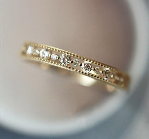 Huitan Simple Gold Color Ring For Ladies Stylish Female CZ Jewelry Daily Accessories For Girls Lots&Bulk Dropshipping 10&Gold-color
Huitan Simple Gold Color Ring For Ladies Stylish Female CZ Jewelry Daily Accessories For Girls Lots&Bulk Dropshipping 10&Gold-color