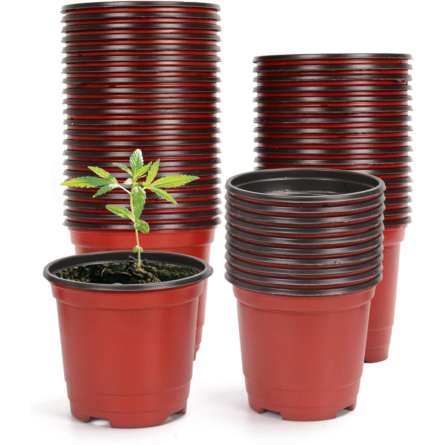 Atoke 50 Pack Thick Plastic Plant Pots,10cm Seed Starting Pot Flower Pot Plant Container for Seedlings,Vegetables,Succulents,Brown 50-Pack коричневий
Atoke 50 Pack Thick Plastic Plant Pots,10cm Seed Starting Pot Flower Pot Plant Container for Seedlings,Vegetables,Succulents,Brown 50-Pack коричневий