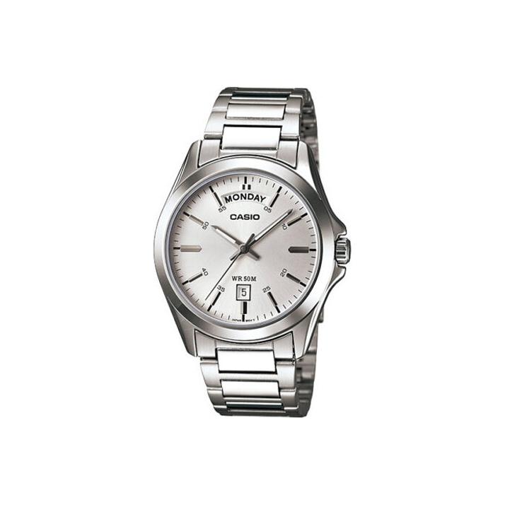 Casio Standard Series Business Pointer Quartz Movement Stainless Steel Strap Watch Men watches Silver MTP-1370D-7A1 Random Watch Box
Casio Standard Series Business Pointer Quartz Movement Stainless Steel Strap Watch Men watches Silver MTP-1370D-7A1 Random Watch Box
