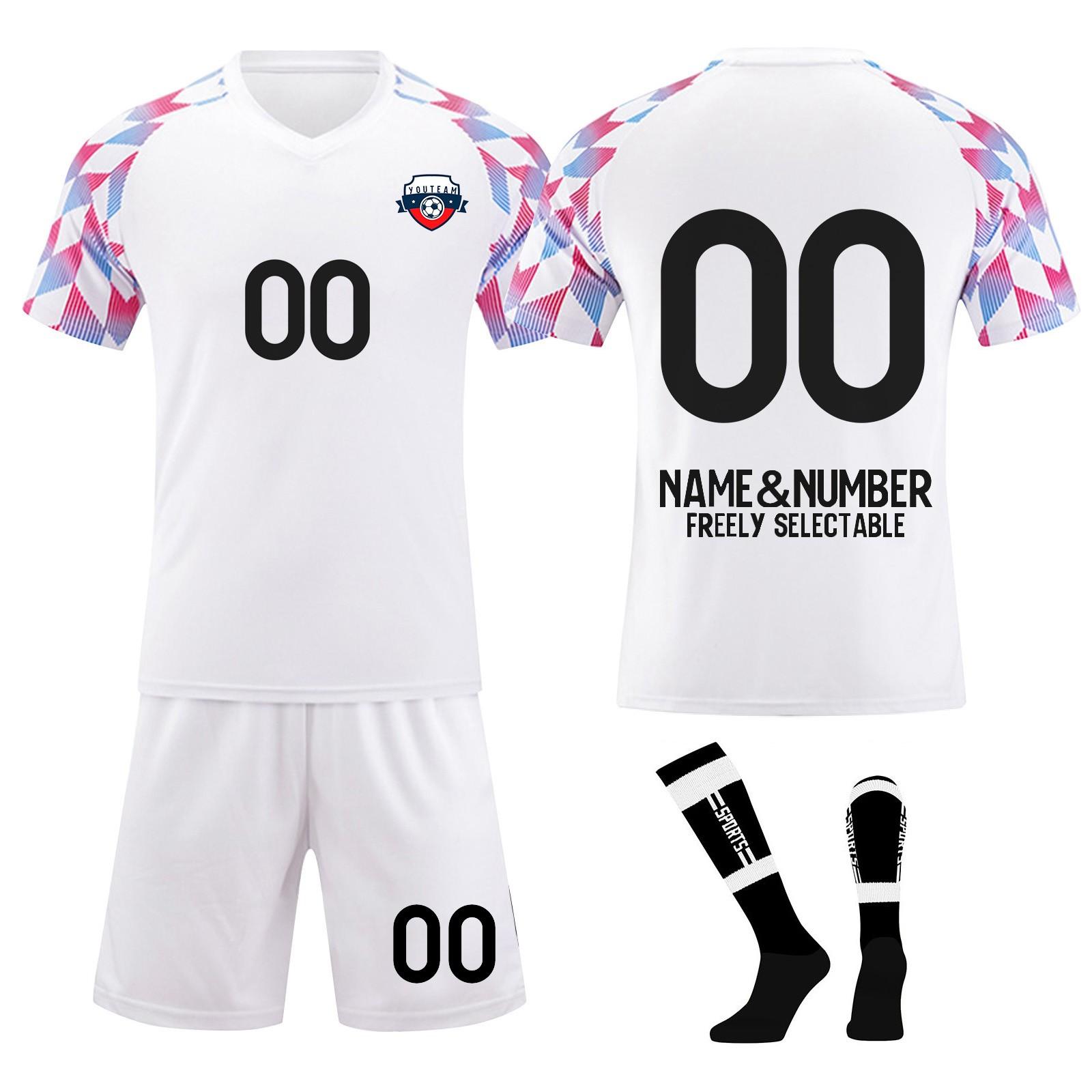 Youth Soccer Uniform Set Breathable Red Jersey, Black Shorts, Socks Comfortable Sportswear for Kids & Teens XS білий
Youth Soccer Uniform Set Breathable Red Jersey, Black Shorts, Socks Comfortable Sportswear for Kids & Teens XS білий