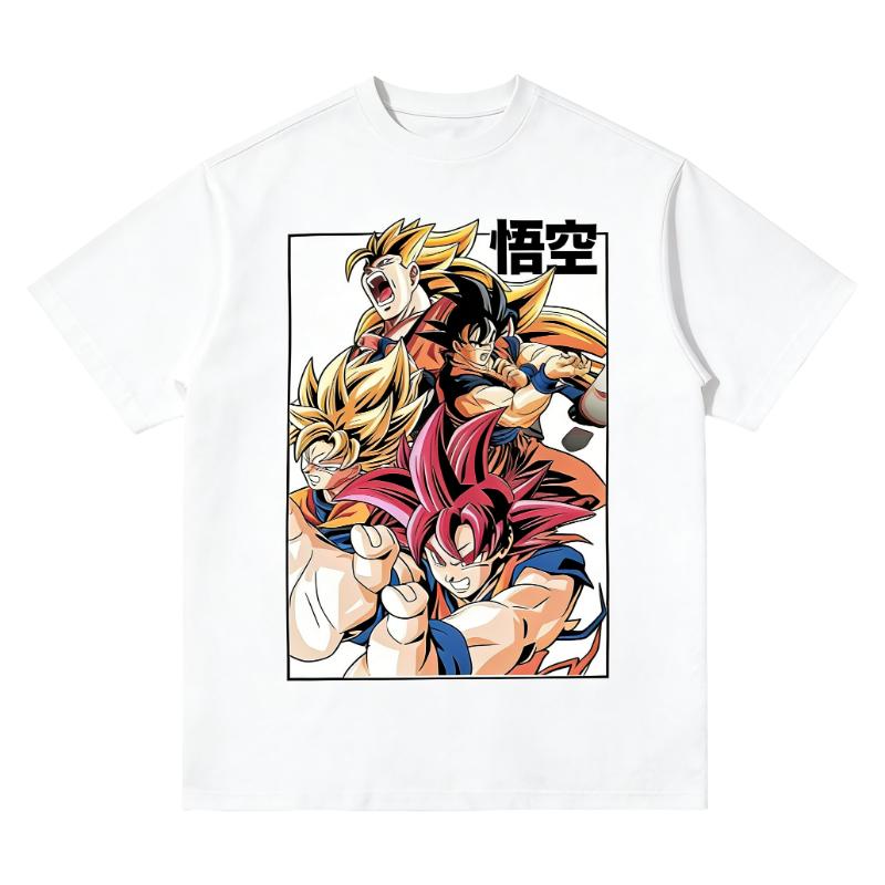 Evolutionary Forms Dragon Ball Son Goku TShirt Japanese Kanji Printed Crew Neck Cotton Oversized Streetwear Fashion Tops S
Evolutionary Forms Dragon Ball Son Goku TShirt Japanese Kanji Printed Crew Neck Cotton Oversized Streetwear Fashion Tops S