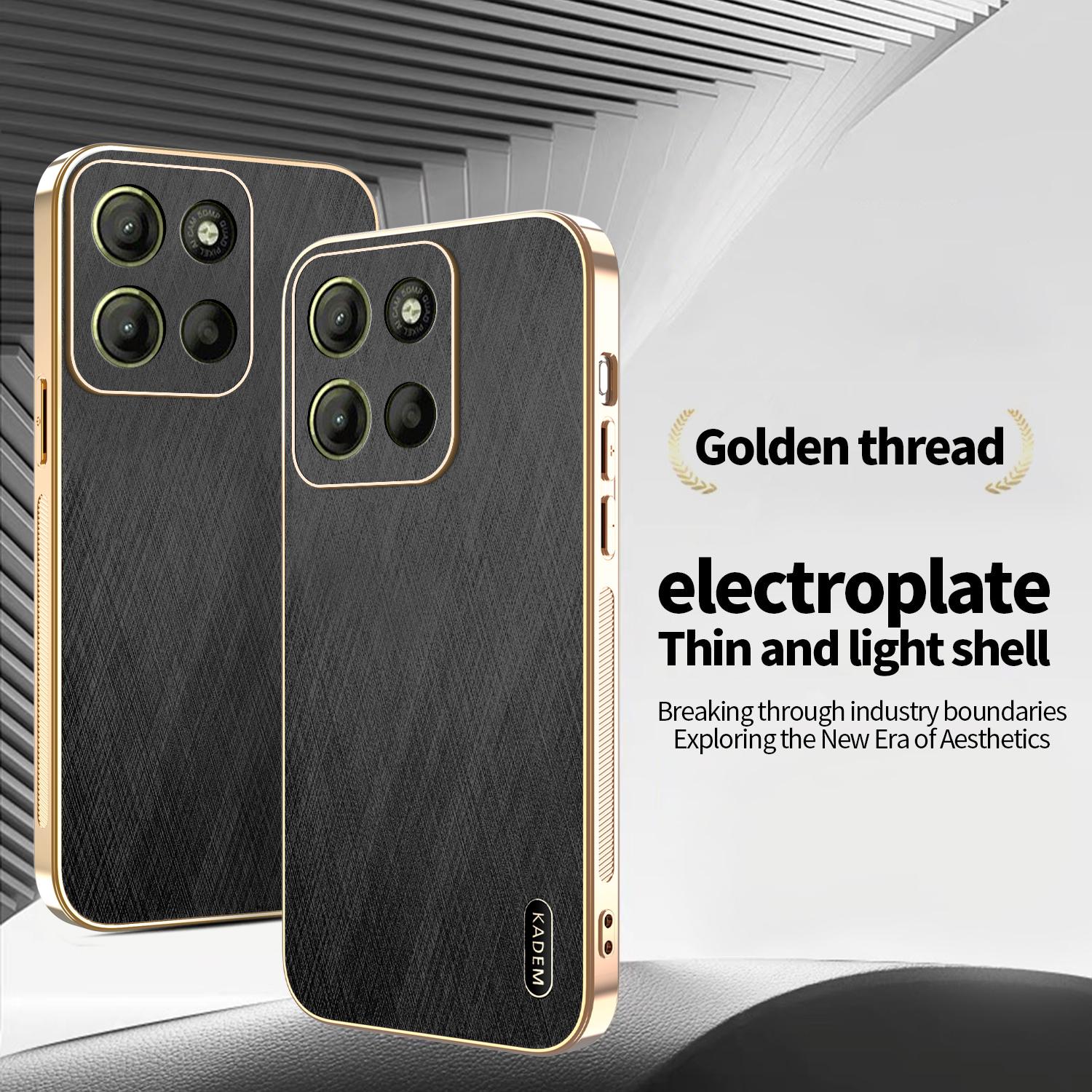 KADEM For Motorola Moto G15 4G Case Electroplating Silk Texture PU+TPU Phone Back Cover Green
KADEM For Motorola Moto G15 4G Case Electroplating Silk Texture PU+TPU Phone Back Cover Green