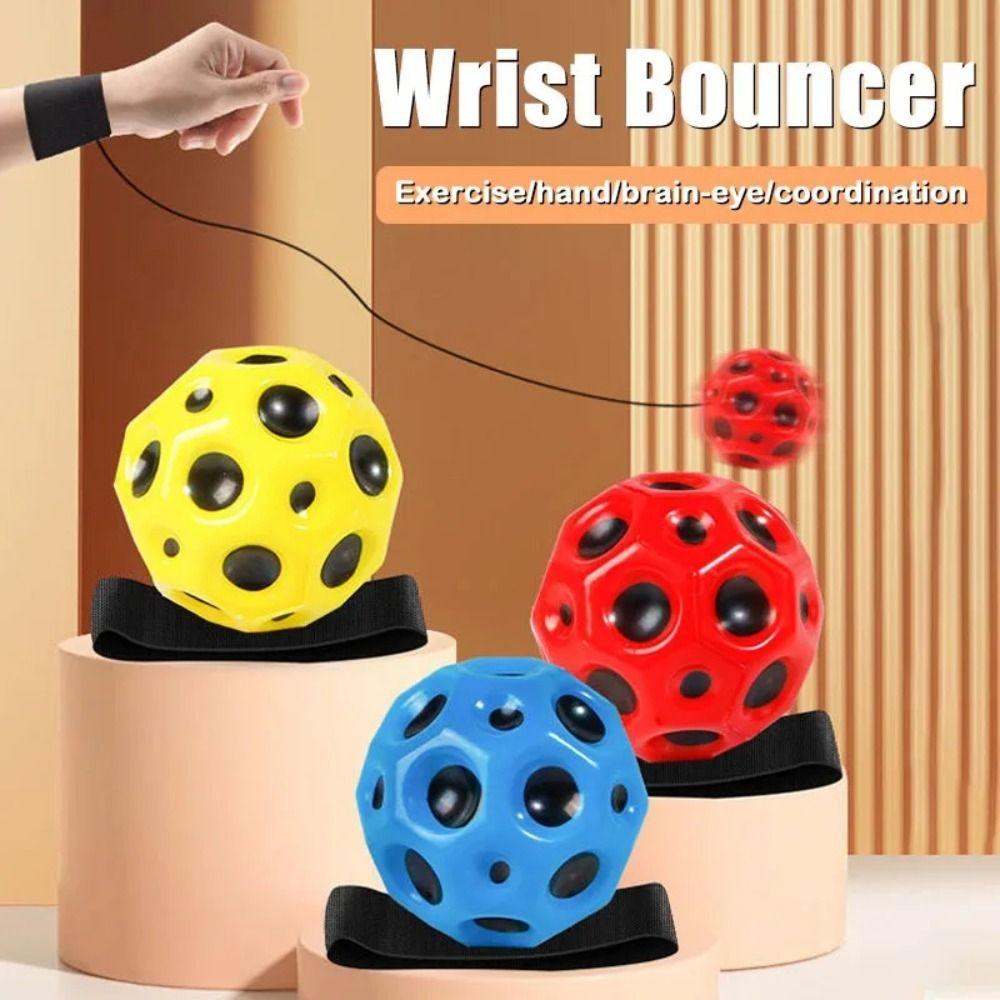 Exercise High Bouncing Ball Jump Ball Wrist Elastic Ball Wrist Return Rubber Ball Outdoor Toy Ball style 9
Exercise High Bouncing Ball Jump Ball Wrist Elastic Ball Wrist Return Rubber Ball Outdoor Toy Ball style 9