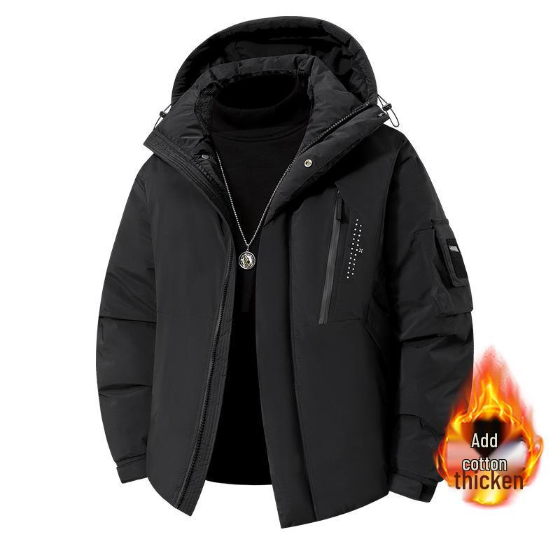 Couple s Trendy High-Quality Windproof Warm Cotton Mountaineering Jacket Medium чорний
Couple s Trendy High-Quality Windproof Warm Cotton Mountaineering Jacket Medium чорний