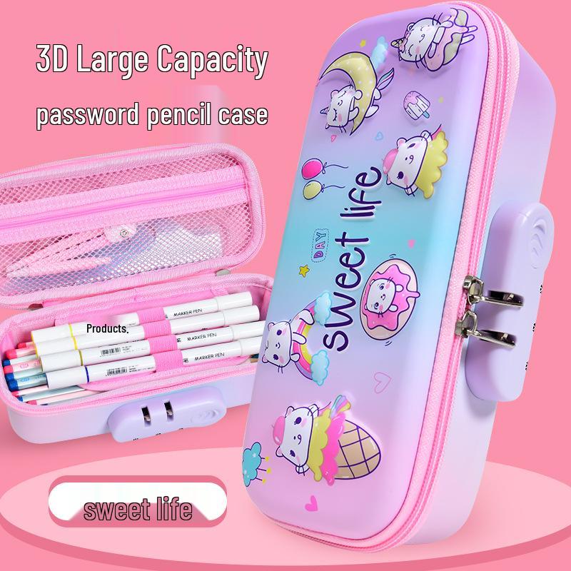 Багатошаровий 3D пенал великої місткості з кодовим замком для учнів початкової школи
Багатошаровий 3D пенал великої місткості з кодовим замком для учнів початкової школи