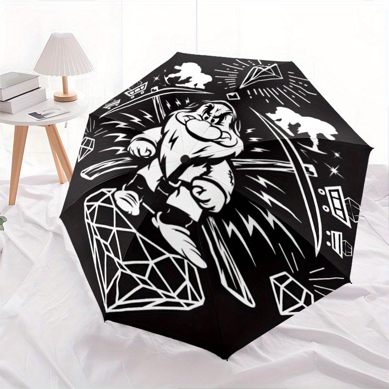 1pc Disney Snow White Grumpy Pattern Beautiful Looking Automatic Folding Umbrella, 3 Folding, 8 Iron Frame Design, Durable and Suitable for
1pc Disney Snow White Grumpy Pattern Beautiful Looking Automatic Folding Umbrella, 3 Folding, 8 Iron Frame Design, Durable and Suitable for