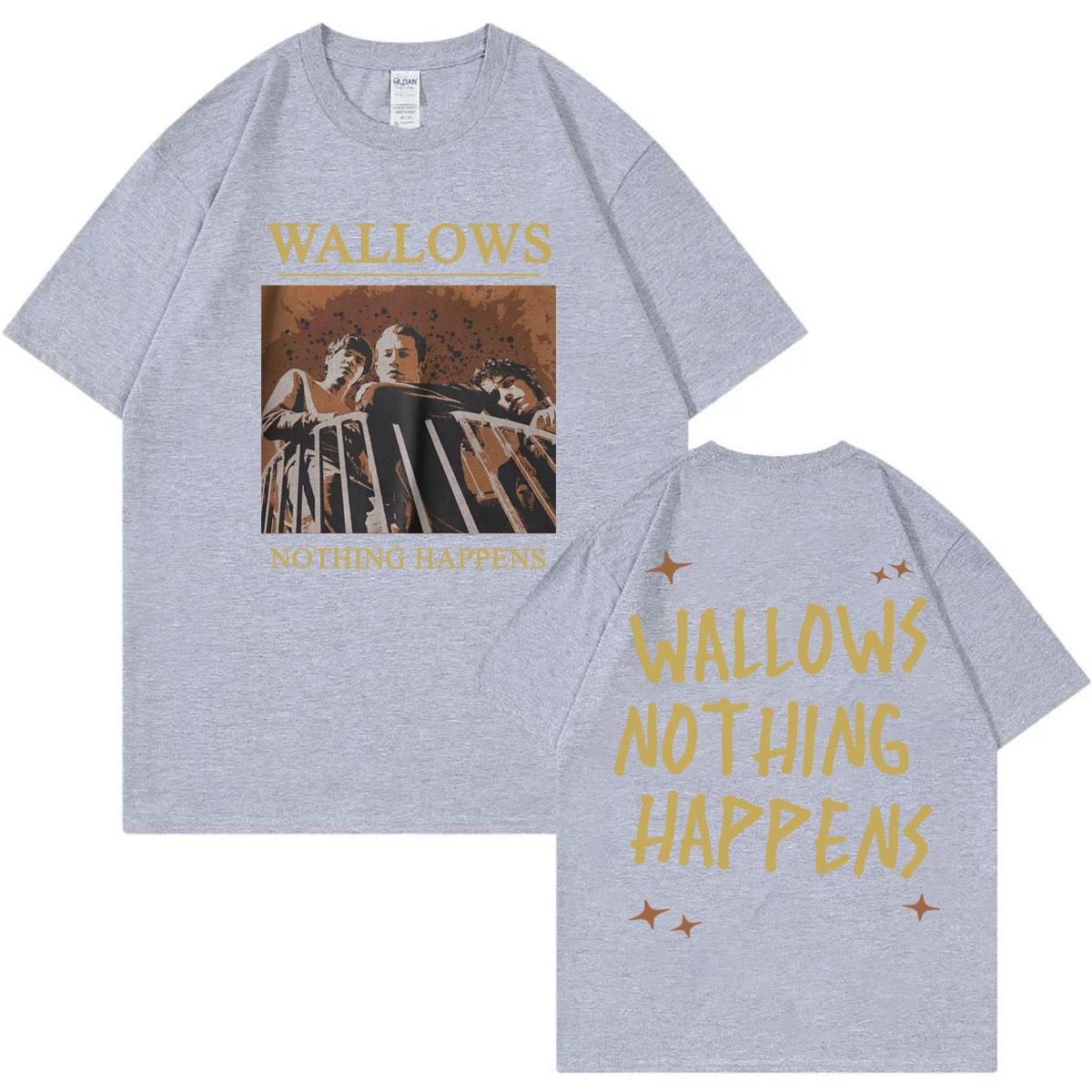 26 Rock Band Wallows Graphic T Shirts Music Album Nothing Happens Short Sleeve Tshirt Unisex Fashion Vintage Oversized Tshirts S
26 Rock Band Wallows Graphic T Shirts Music Album Nothing Happens Short Sleeve Tshirt Unisex Fashion Vintage Oversized Tshirts S
