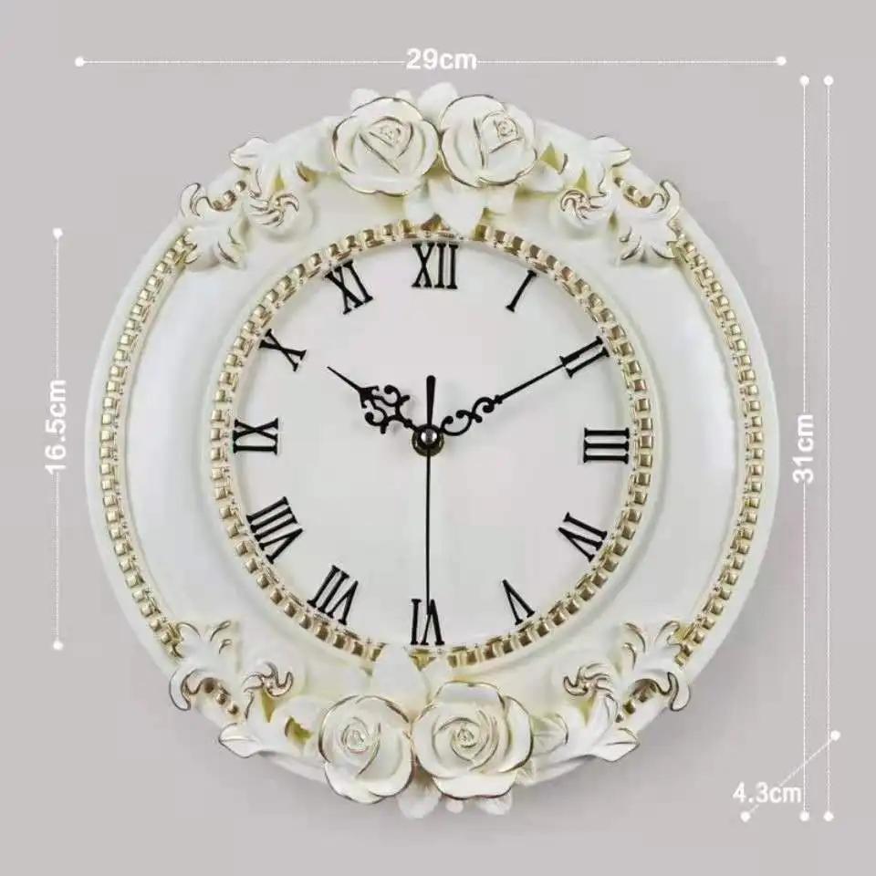 European style creative resin wall clock, living room wall, home, hotel, restaurant, clock decoration, silent clock
European style creative resin wall clock, living room wall, home, hotel, restaurant, clock decoration, silent clock