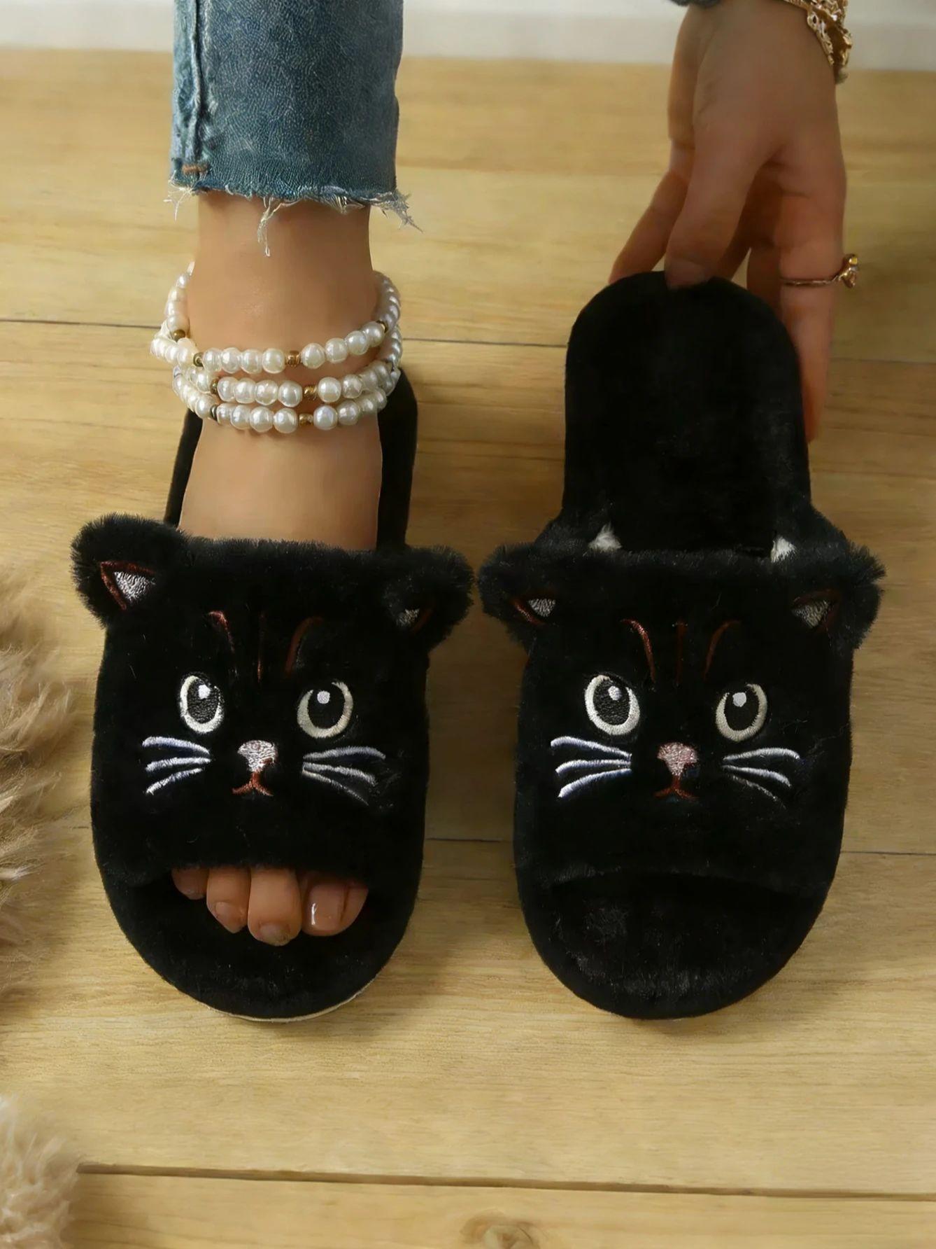 Children s cartoon cat home slippers flat non-slip open-toe slippers 36
Children s cartoon cat home slippers flat non-slip open-toe slippers 36