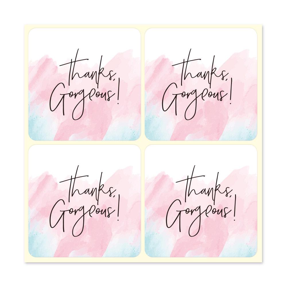 Pink Square Adhesive Sealing Stickers - 100pcs/Bag for Gift Boxes
Pink Square Adhesive Sealing Stickers - 100pcs/Bag for Gift Boxes
