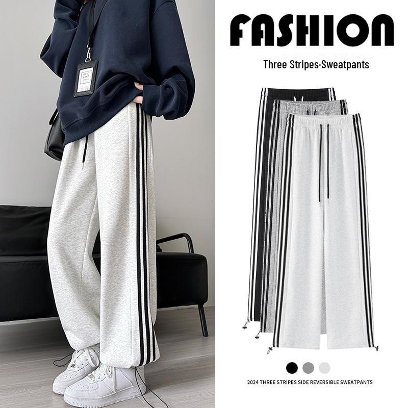 White-Gray Striped Women s Wide-Leg Sweatpants - Autumn/Winter 2025, Casual, Petite, with Three Stripes and Cuffed Hem. 2XL (131-150 jin)
White-Gray Striped Women s Wide-Leg Sweatpants - Autumn/Winter 2025, Casual, Petite, with Three Stripes and Cuffed Hem. 2XL (131-150 jin)