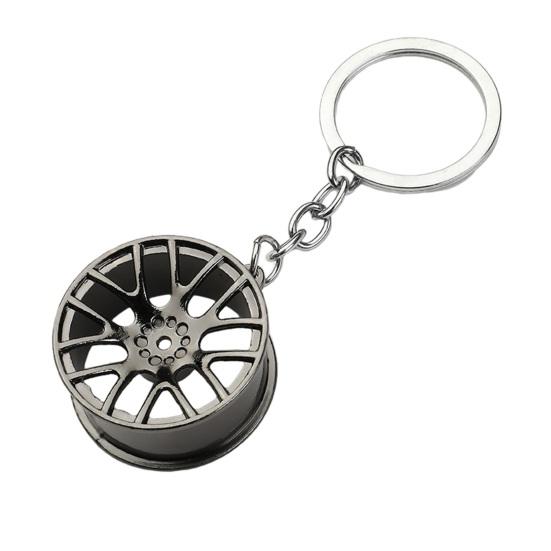 Tire Keychain Pendant Lightweight Metal Keychain Portable Creative Wheel Hub Design E
Tire Keychain Pendant Lightweight Metal Keychain Portable Creative Wheel Hub Design E