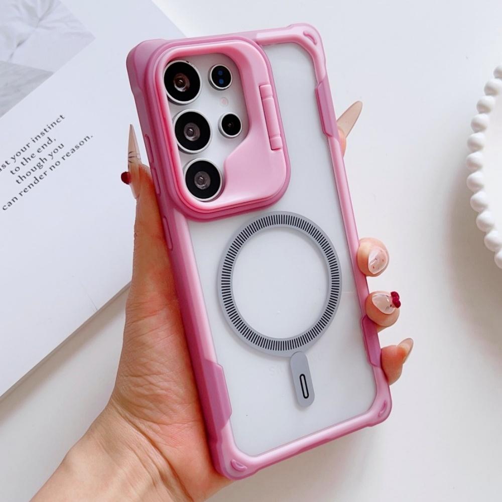 Fold Lens Stand For Magsafe Phone Case For Samsung S26 S25 S24 Ultra Plus S25Edge Magnetic Armor Shockproof Acrylic Bumper Cover Case & Holder&Galaxy S24
Fold Lens Stand For Magsafe Phone Case For Samsung S26 S25 S24 Ultra Plus S25Edge Magnetic Armor Shockproof Acrylic Bumper Cover Case & Holder&Galaxy S24