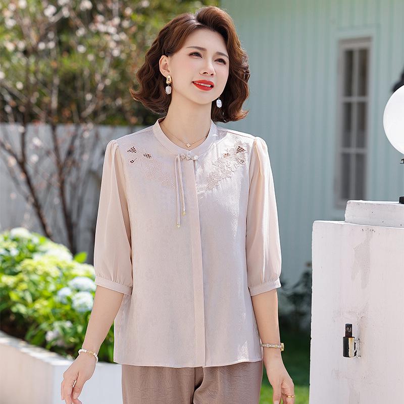 Noble Lady Summer Gauze T-Shirt: Elegant Dignity for Middle-Aged Women 4XL бежевий
Noble Lady Summer Gauze T-Shirt: Elegant Dignity for Middle-Aged Women 4XL бежевий