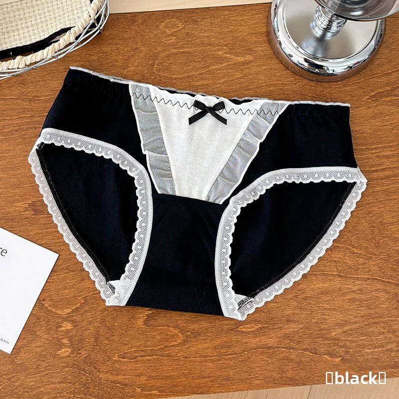 Ladies Summer Sweet Lovely Lace Edge Pure Cotton 10A Antibacterial Extension Crotch Waist Triangle Briefs XL чорний
Ladies Summer Sweet Lovely Lace Edge Pure Cotton 10A Antibacterial Extension Crotch Waist Triangle Briefs XL чорний