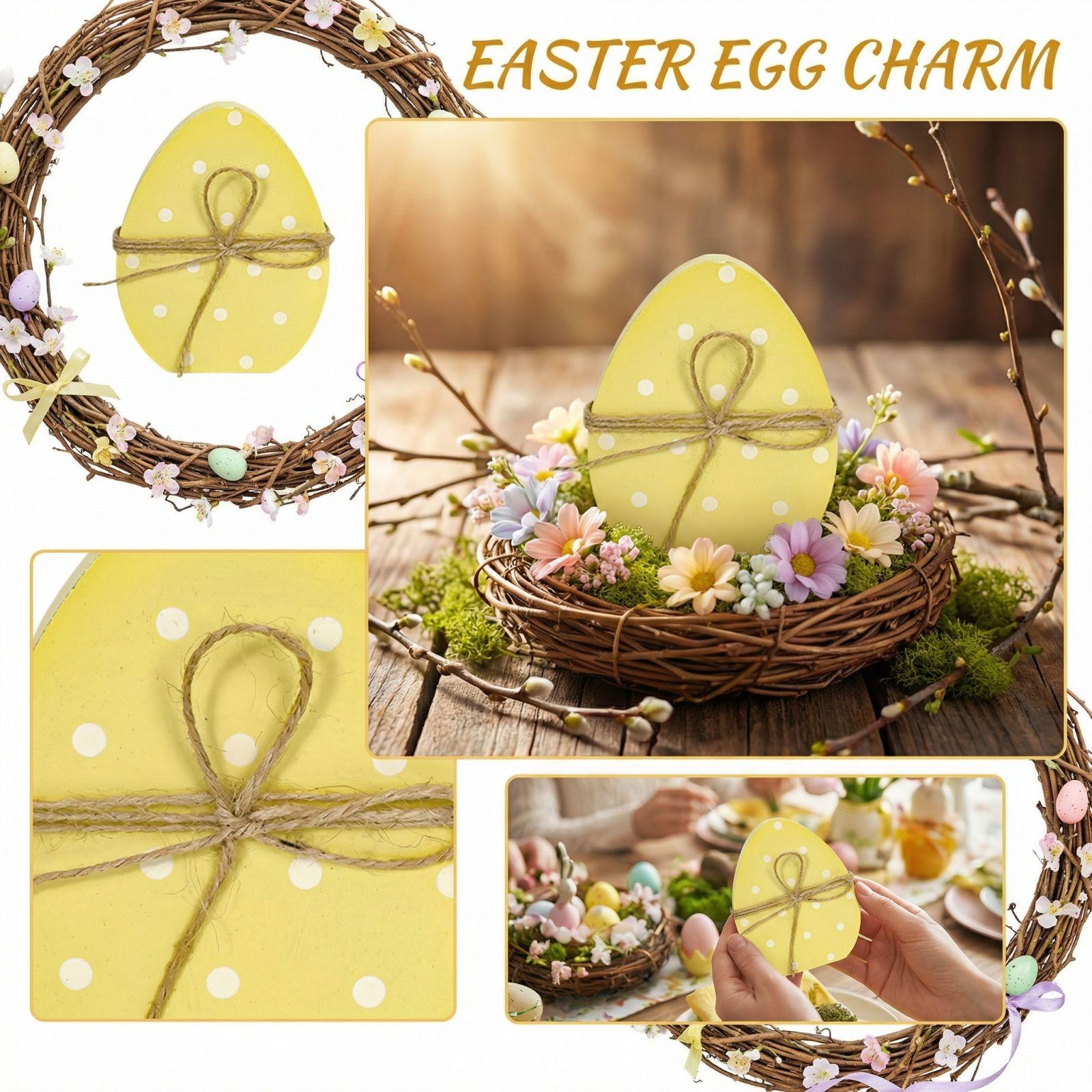 Великодні Різнокольорові Кролики Яйце Дерев яна Фігурка One Size жовтий
Великодні Різнокольорові Кролики Яйце Дерев яна Фігурка One Size жовтий