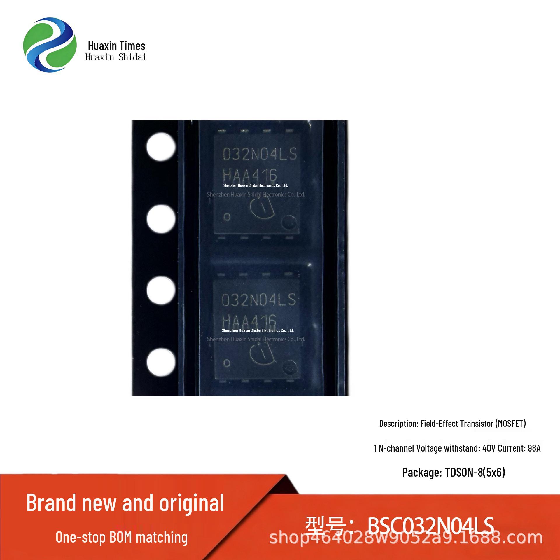 BSC032N04LS N-Channel MOSFET Transistor 40V 98A TDSON-8 Original Stock
BSC032N04LS N-Channel MOSFET Transistor 40V 98A TDSON-8 Original Stock