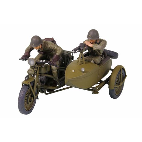 Pit Road 1/35 Scale Grand Armor Series Japanese Army Type 97 Motorcycle with Sidecar, Rikuo Plastic Model Kit G50
Pit Road 1/35 Scale Grand Armor Series Japanese Army Type 97 Motorcycle with Sidecar, Rikuo Plastic Model Kit G50