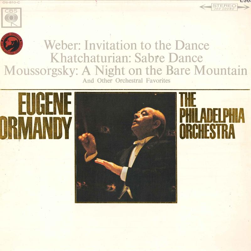 LP Record EUGENE ORMANDY, PHILADELPHIA ORCHES - Weber/Invitation To The Dance/Etc. OS810C COLUMBIA 1967 Japan Classical Used
LP Record EUGENE ORMANDY, PHILADELPHIA ORCHES - Weber/Invitation To The Dance/Etc. OS810C COLUMBIA 1967 Japan Classical Used