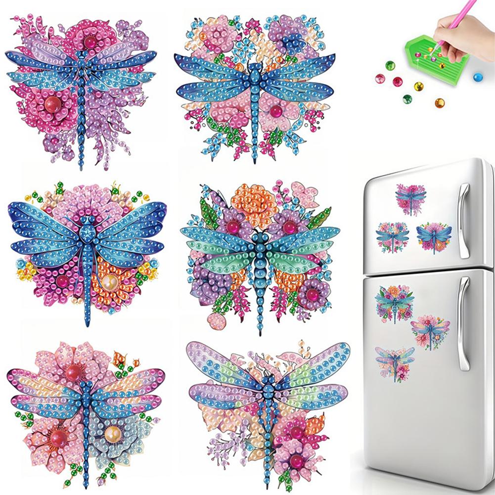 6Pcs Flower Animal DIY Diamond Art Stickers Refrigerator Painting Kits for Beginners Adults DIY Crafts
6Pcs Flower Animal DIY Diamond Art Stickers Refrigerator Painting Kits for Beginners Adults DIY Crafts