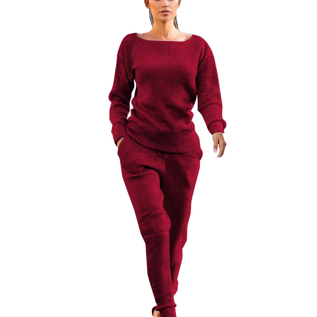 (SU)Женские повседневные осенние и зимние брюки, укороченный топ с длинными рукавами + брюки
(SU)Женские повседневные осенние и зимние брюки, укороченный топ с длинными рукавами + брюки