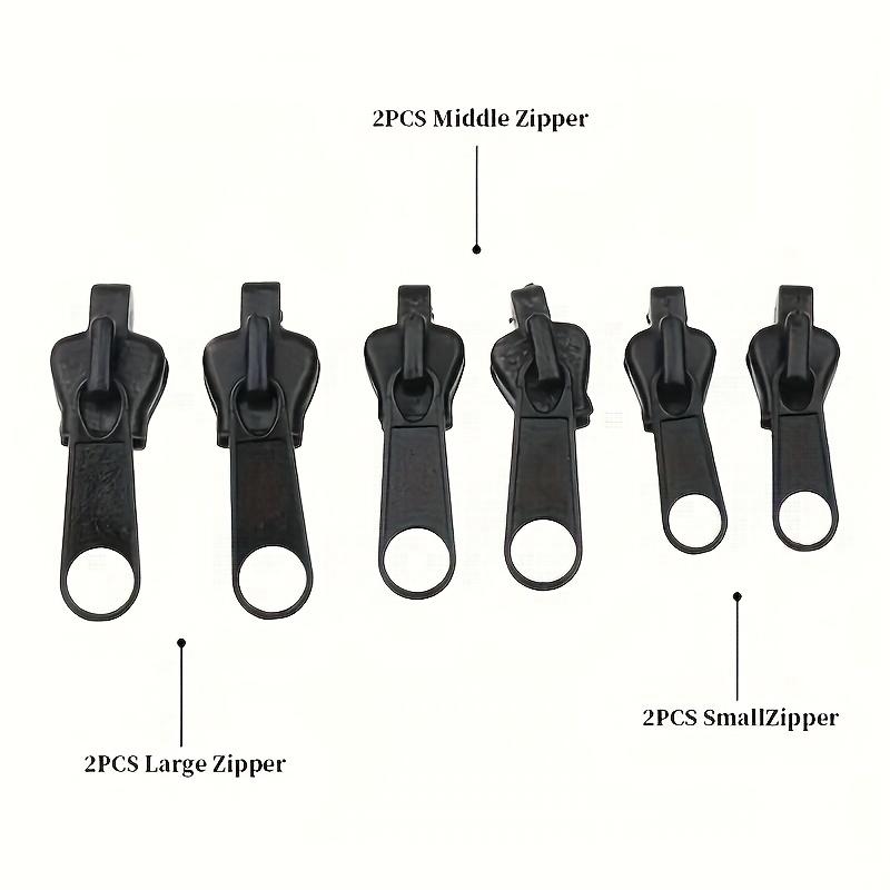 6pcs Universal Zipper Repair Kit, Contemporary Polished Finish, No Battery Required, Instant Zip Fix for Multiple Clothing Sizes чёрный
6pcs Universal Zipper Repair Kit, Contemporary Polished Finish, No Battery Required, Instant Zip Fix for Multiple Clothing Sizes чёрный