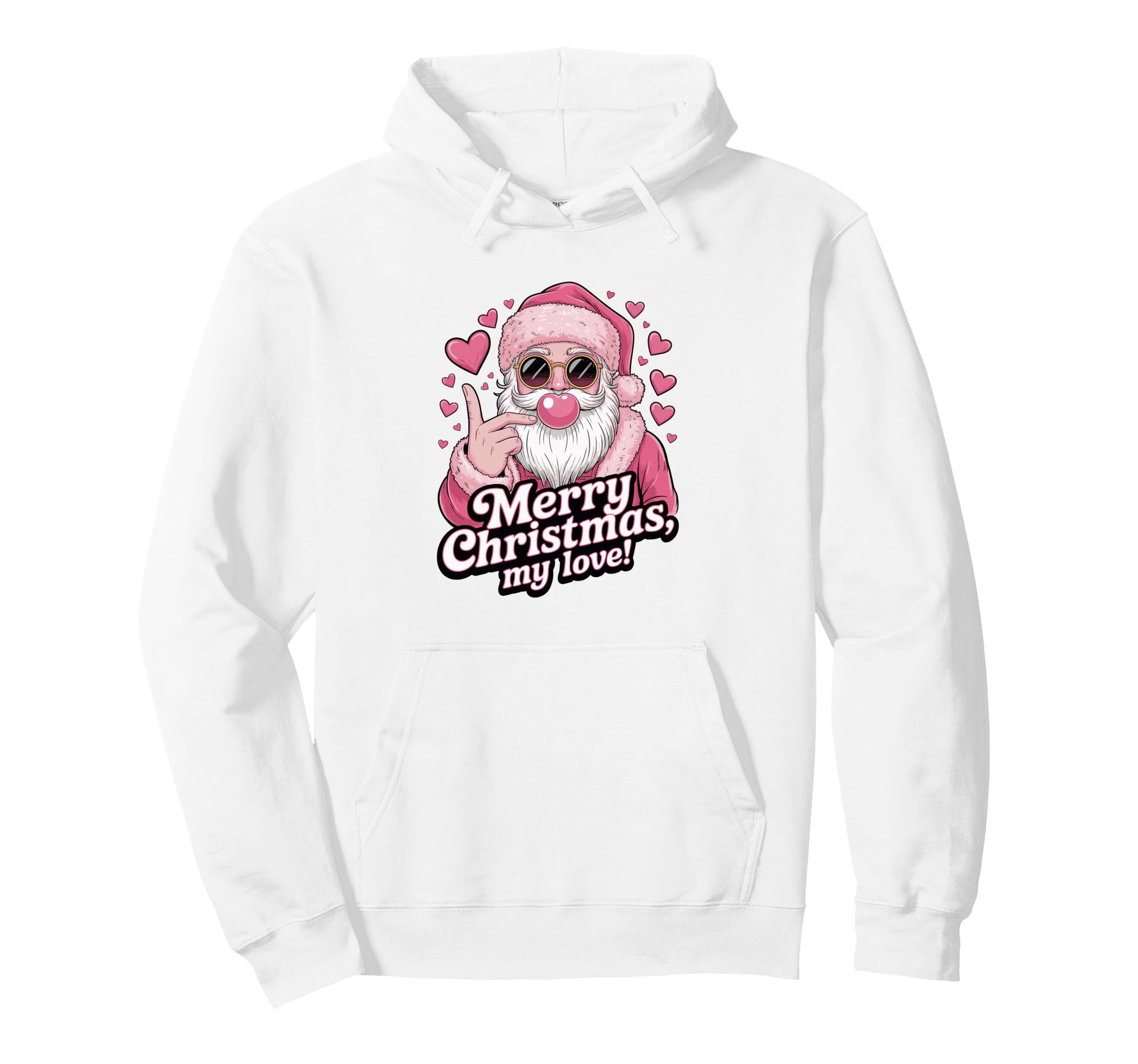 Pink Santa Sunglasses Love Heart Merry Christmas Hoodie
Pink Santa Sunglasses Love Heart Merry Christmas Hoodie