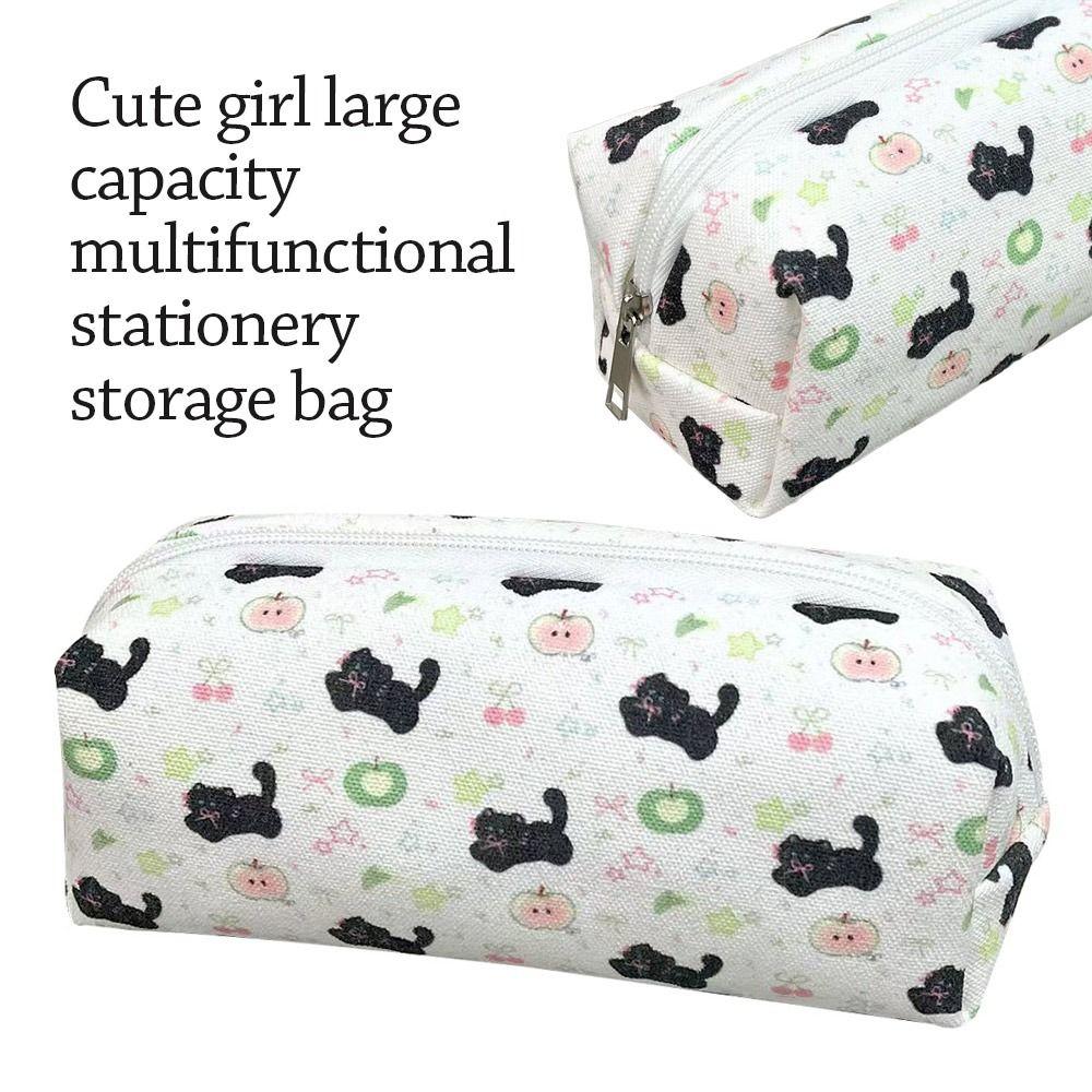 Multifunctional Stationery Bag Large Capacity Stationery Organizer Cute Pencil Case for Students Style 1
Multifunctional Stationery Bag Large Capacity Stationery Organizer Cute Pencil Case for Students Style 1