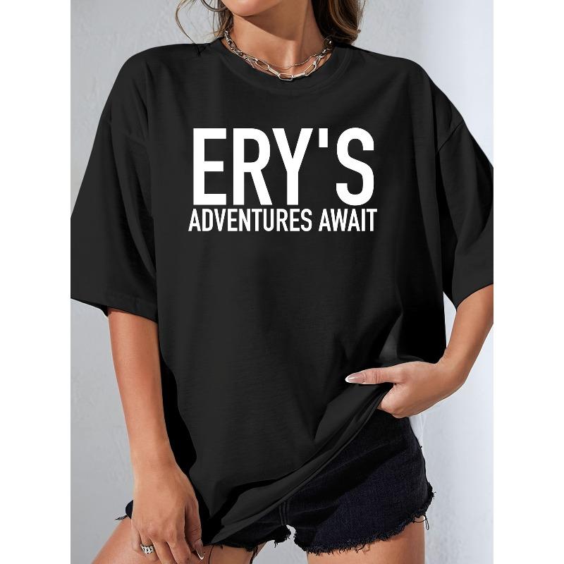 ERYS ADVENTURES AWAIT Women S T-Shirt | Funny Graphic Personal Name Quote, Crew Neck S чёрный
ERYS ADVENTURES AWAIT Women S T-Shirt | Funny Graphic Personal Name Quote, Crew Neck S чёрный