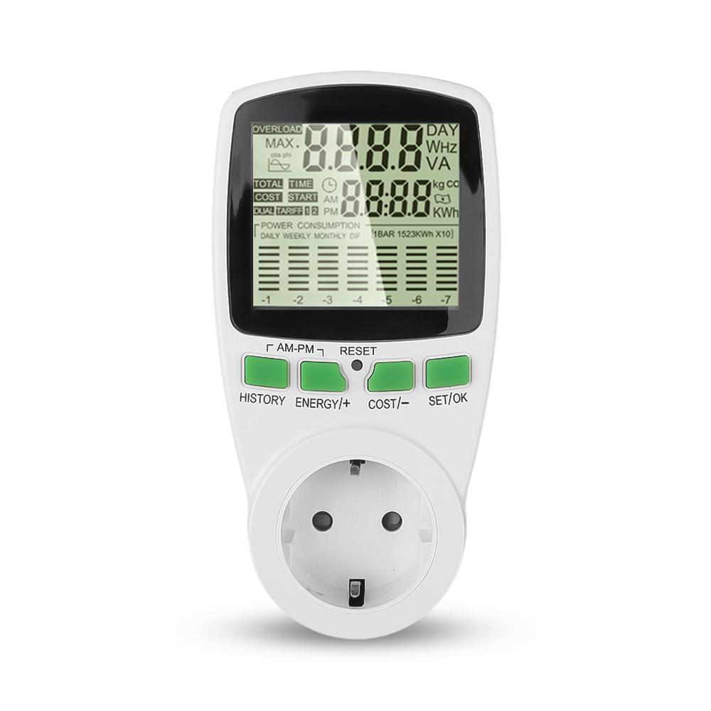 Led Display Digital Power Meter Eu Plug Voltage Wattmeter Electricity Consumption Usage Monitor Eu Measuring Power Analyzer
Led Display Digital Power Meter Eu Plug Voltage Wattmeter Electricity Consumption Usage Monitor Eu Measuring Power Analyzer