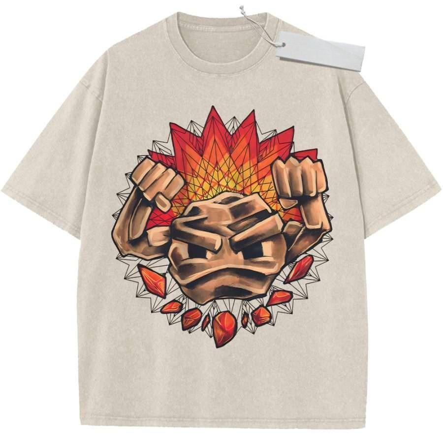 Unisex Black Washed Vintage T Shirt Demon Slayer Hashibira Inosuke Fist Rock Style High Quality Fabric for Casual Shopping M
Unisex Black Washed Vintage T Shirt Demon Slayer Hashibira Inosuke Fist Rock Style High Quality Fabric for Casual Shopping M