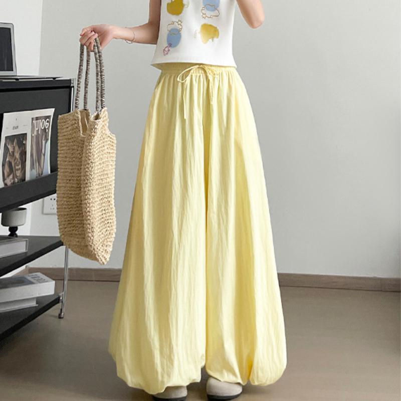 Yellow Lazy Style Flower Bud Skirt and Pants for Women In Summer New Casual High-waisted Small Loose Lantern Wide-leg Pants XL
Yellow Lazy Style Flower Bud Skirt and Pants for Women In Summer New Casual High-waisted Small Loose Lantern Wide-leg Pants XL