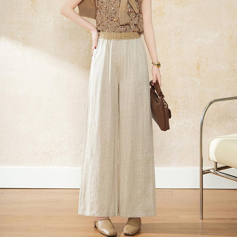 High-End Women s Cotton Linen Wide-Leg Pants - Summer Nine-Point, High Waist, Slimming Straight Casual Style for Middle-Aged Moms L (Recommended 110-120 jin)
High-End Women s Cotton Linen Wide-Leg Pants - Summer Nine-Point, High Waist, Slimming Straight Casual Style for Middle-Aged Moms L (Recommended 110-120 jin)