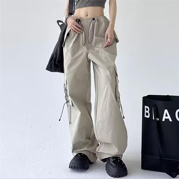 Новый осенний комбинезон-парашют цвета хаки унисекс: Свободные плиссированные брюки широкого кроя 2XL хаки
Новый осенний комбинезон-парашют цвета хаки унисекс: Свободные плиссированные брюки широкого кроя 2XL хаки