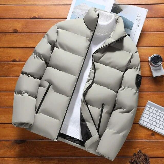 Parka Jacket Men Autumn Winter Cotton Padded Warm Thickened Man Fashion Stand Collar Clothing Puffer Coats Youth 5XL сірий
Parka Jacket Men Autumn Winter Cotton Padded Warm Thickened Man Fashion Stand Collar Clothing Puffer Coats Youth 5XL сірий