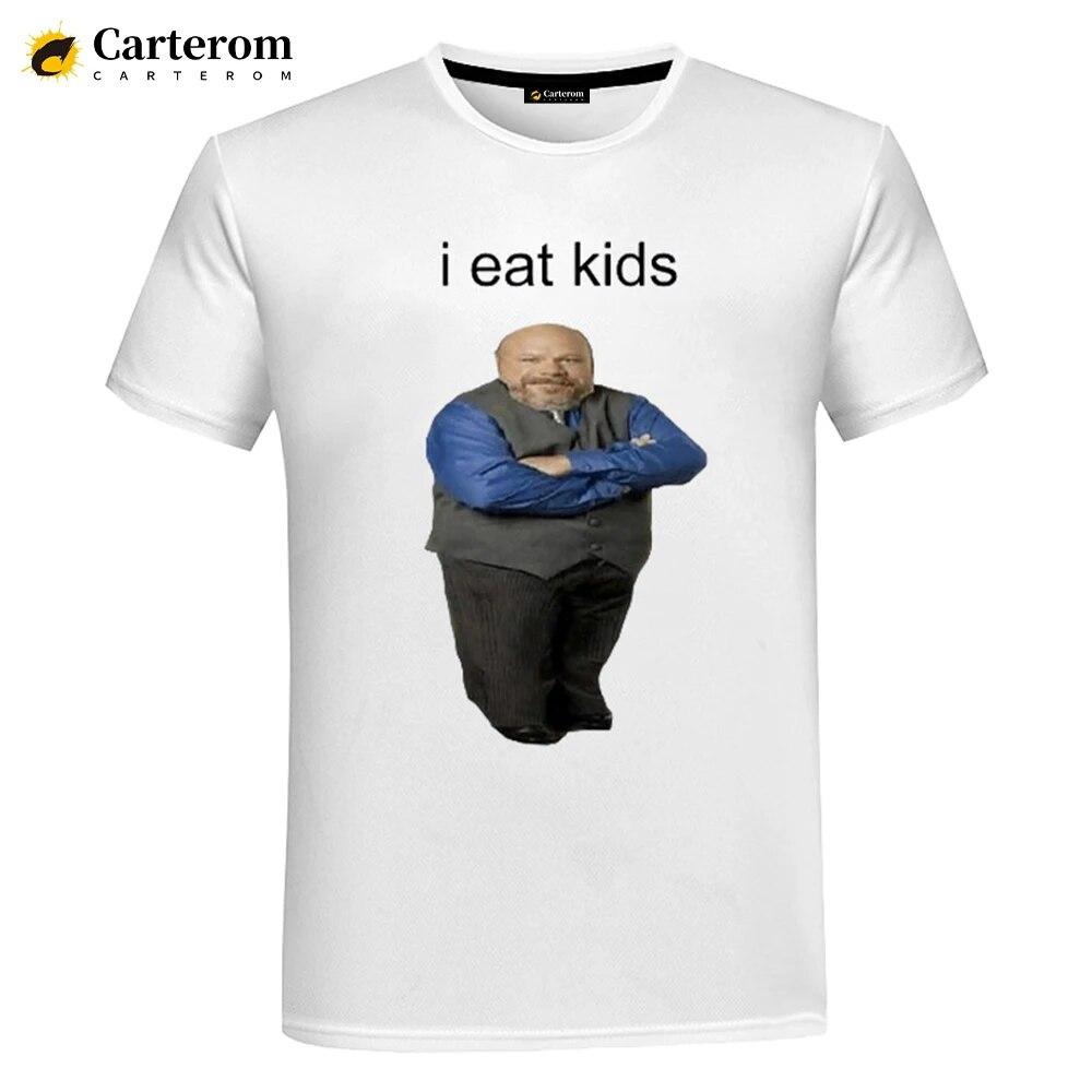 Забавная футболка Bertram Eats Kids для мужчин и женщин, летняя модная повседневная футболка с 3D принтом «I Eat Kids», уличная одежда в стиле хип-хоп, топы большого размера
Забавная футболка Bertram Eats Kids для мужчин и женщин, летняя модная повседневная футболка с 3D принтом «I Eat Kids», уличная одежда в стиле хип-хоп, топы большого размера