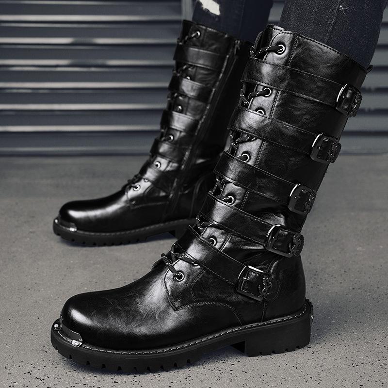 Locomotive boots Tall Martin boots Long boots Tooling boots Men s big head leather boots Waterproof large size boots Design sense 38 чёрный
Locomotive boots Tall Martin boots Long boots Tooling boots Men s big head leather boots Waterproof large size boots Design sense 38 чёрный