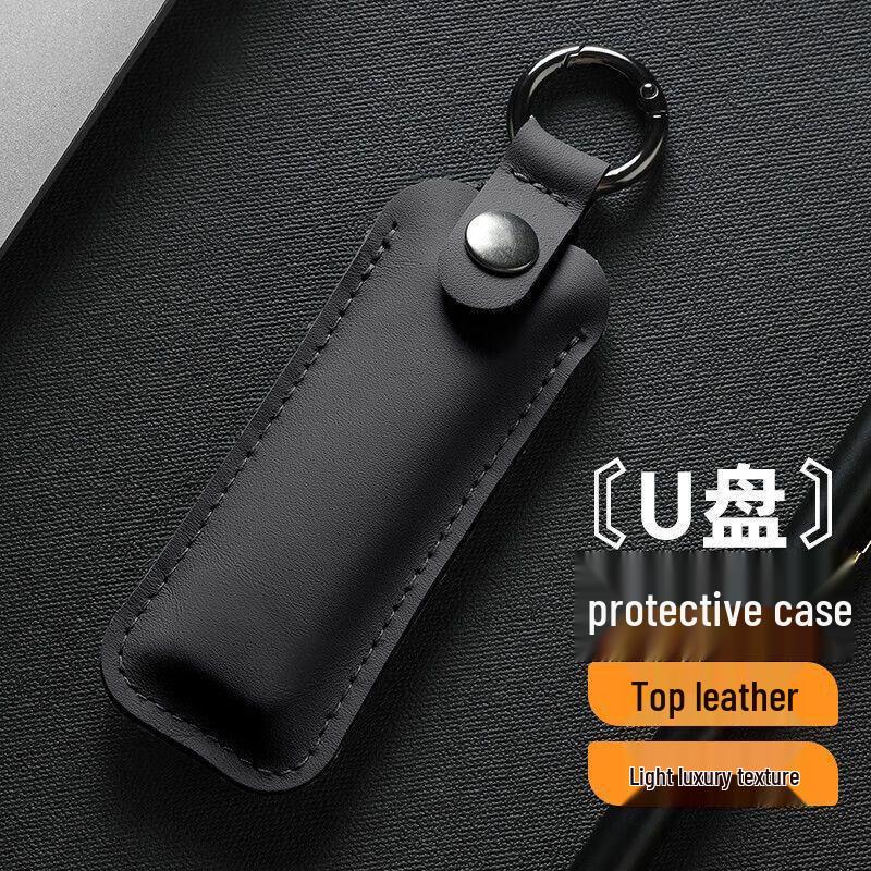 Шкіряний захисний чохол для USB-флеш-накопичувача з брелоком - Сумка для зберігання проти втрати та подряпин для студентів та автомобілів
Шкіряний захисний чохол для USB-флеш-накопичувача з брелоком - Сумка для зберігання проти втрати та подряпин для студентів та автомобілів