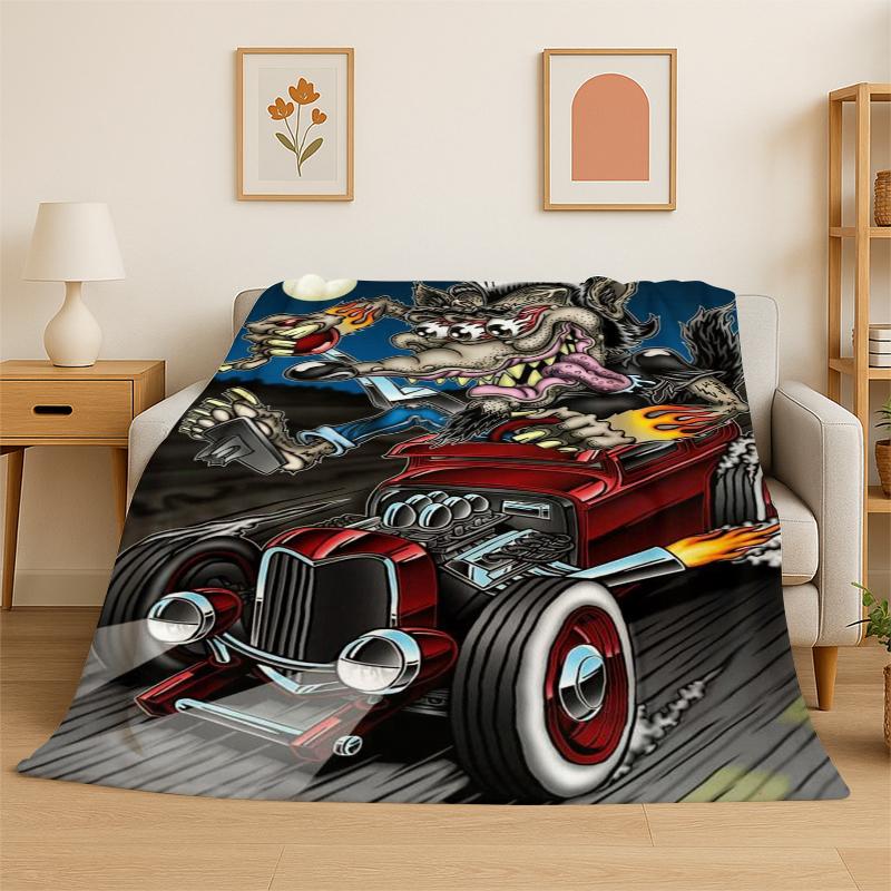 3D Rat Fink Cartoon Racing Car Moto Sign Flannel Blanket Soft Warm Throw Blanket for Bedroom Living Room Bed Travel Picnic Gift 75x90cm
3D Rat Fink Cartoon Racing Car Moto Sign Flannel Blanket Soft Warm Throw Blanket for Bedroom Living Room Bed Travel Picnic Gift 75x90cm
