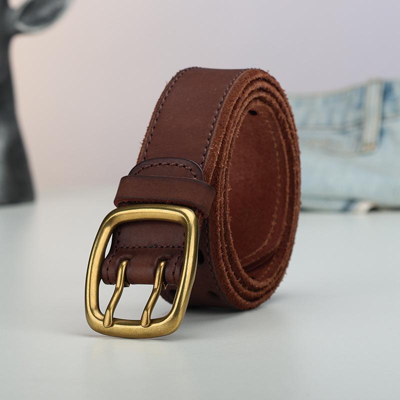 First Layer Cowhide Men S Belt Double Row Hole Hollow Belt Casual Temperament Retro Leather Belt Factory 130cm темно-коричневого кольору
First Layer Cowhide Men S Belt Double Row Hole Hollow Belt Casual Temperament Retro Leather Belt Factory 130cm темно-коричневого кольору