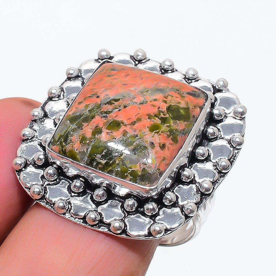 Натуральный Унакит Драгоценный Камень Ручной Работы 925 Стерлинговое Серебро Ювелирное Кольцо Размер 9.5 J5D58
Натуральный Унакит Драгоценный Камень Ручной Работы 925 Стерлинговое Серебро Ювелирное Кольцо Размер 9.5 J5D58