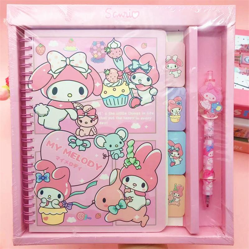 Latest Kuromi My Melody Cinnamoroll Pompompurin Notebook Hand Ledger Suit Notepad Stationery Box Fashion Cute
Latest Kuromi My Melody Cinnamoroll Pompompurin Notebook Hand Ledger Suit Notepad Stationery Box Fashion Cute