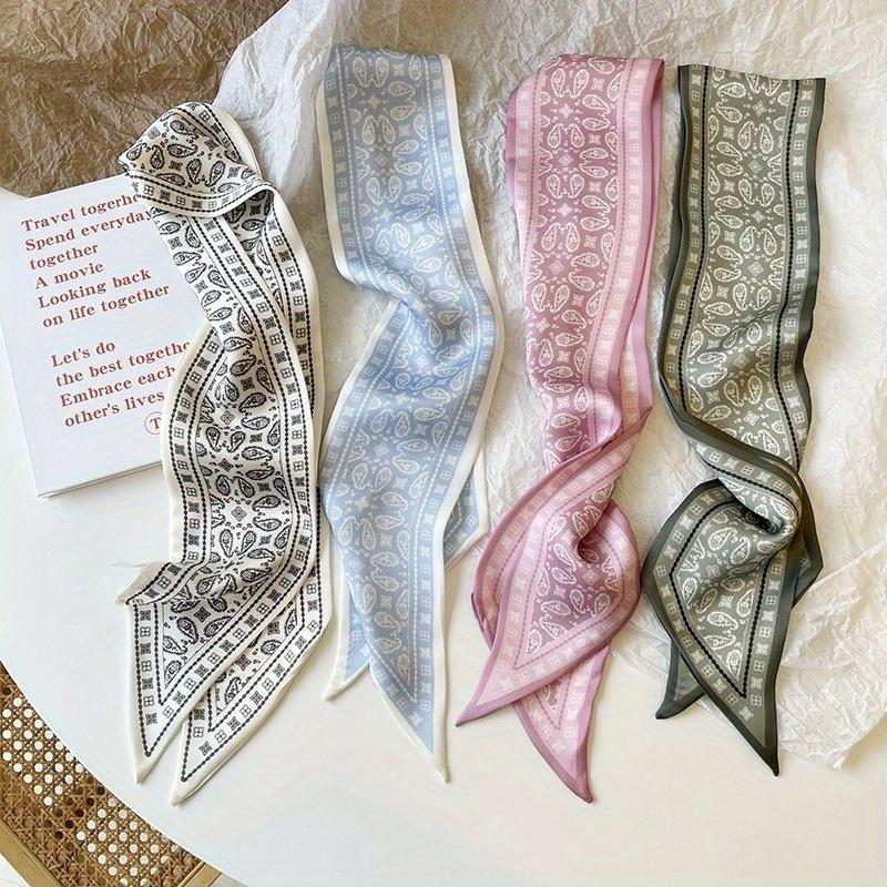 4pcs Scarf Women Cloth Hair Bands Headdress Accessories Lady Scarves Ribbon Neck Ties for Bag Handle
4pcs Scarf Women Cloth Hair Bands Headdress Accessories Lady Scarves Ribbon Neck Ties for Bag Handle