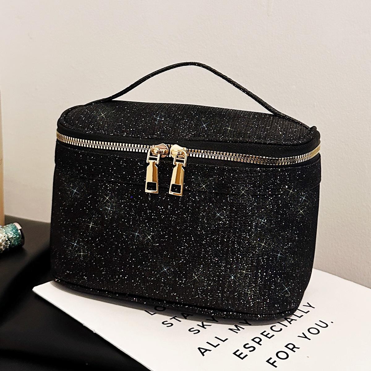 Cosmetic Bag for Women New Model Portable Storage Bag with Brush Compartment, Large Capacity, Waterproof, Handheld, чёрный
Cosmetic Bag for Women New Model Portable Storage Bag with Brush Compartment, Large Capacity, Waterproof, Handheld, чёрный